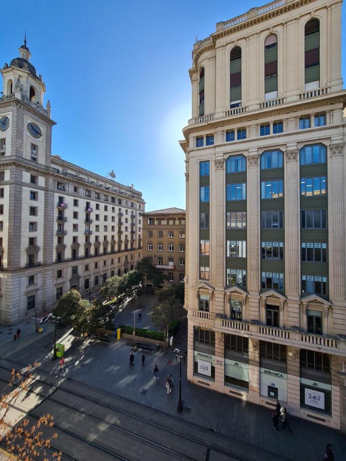 サラゴサDos Torres Atico Duplex - Centrico Con Vistas A La Ciudadアパートメント エクステリア 写真