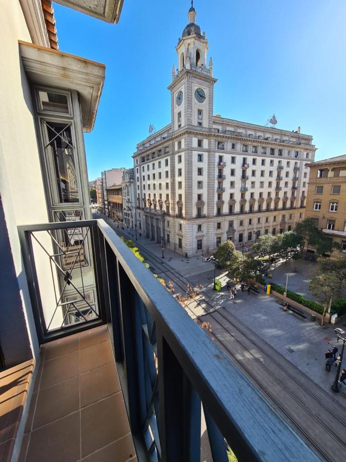 サラゴサDos Torres Atico Duplex - Centrico Con Vistas A La Ciudadアパートメント エクステリア 写真